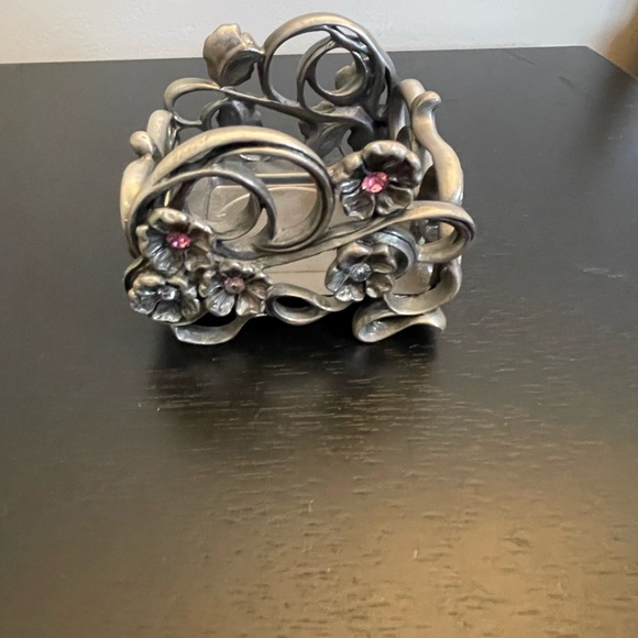 Party Lite Candle Holder With Swarovski Crystals - Picture 5 of 8